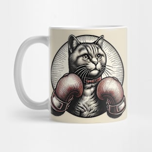 Cat Boxing Mug